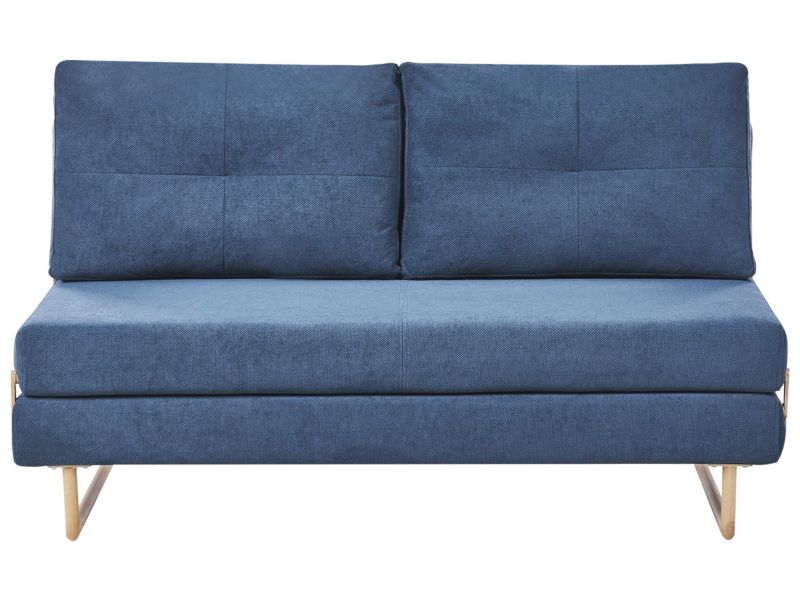 Sofa rozkładana dla 3 osób Jerslev Niebieski 1 szt.