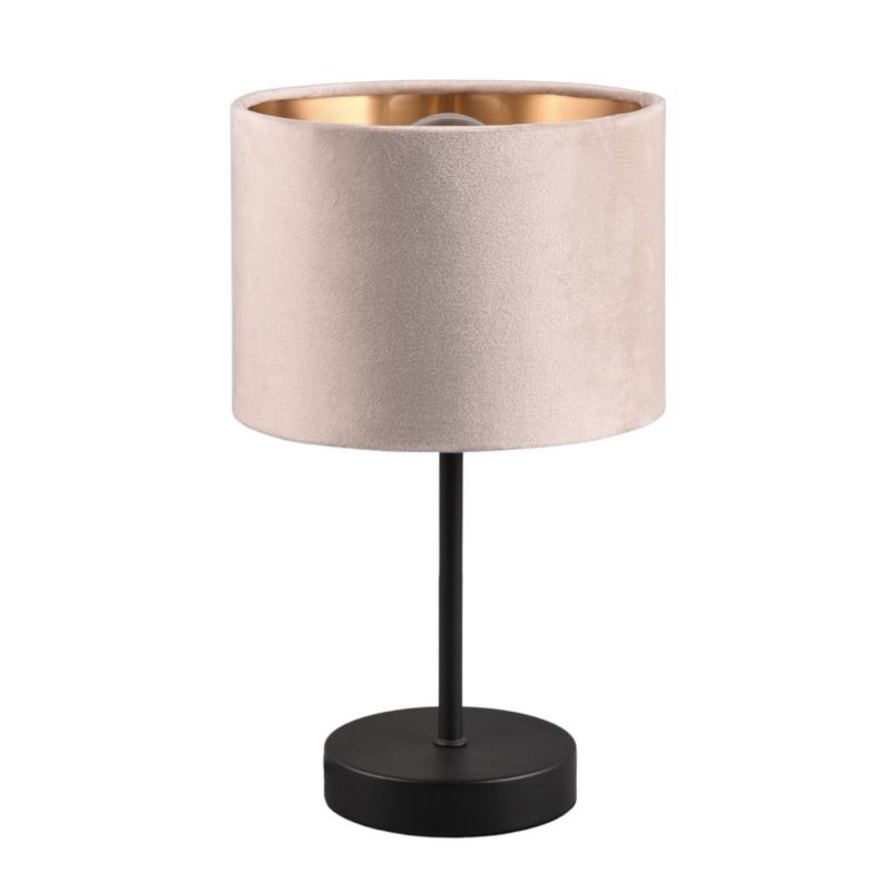 Lampka stołowa Trio Julieta beżowo-czarna-złota 1 x E27 x 40W IP20 wym: 33 x 20 x 20 cm tkanina - 1 szt.