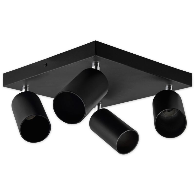 Kinkiet GU10 LED MasterLED Bardo ruchomy x4 250mm IP20 czarny-chrom 1 szt.