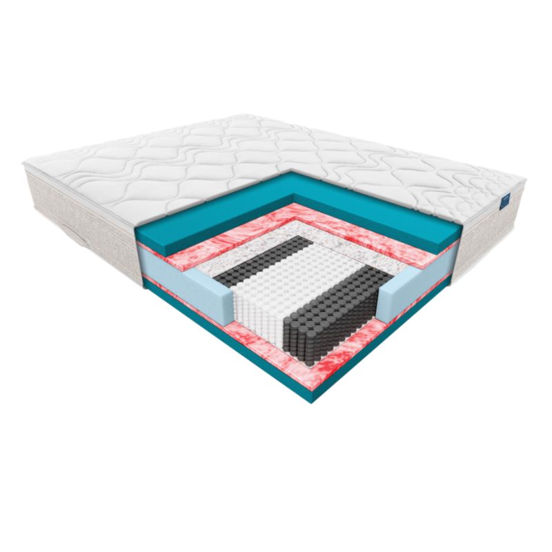 Materac Janpol Hybris 140x200 cm Adaptive Grey 1 szt.