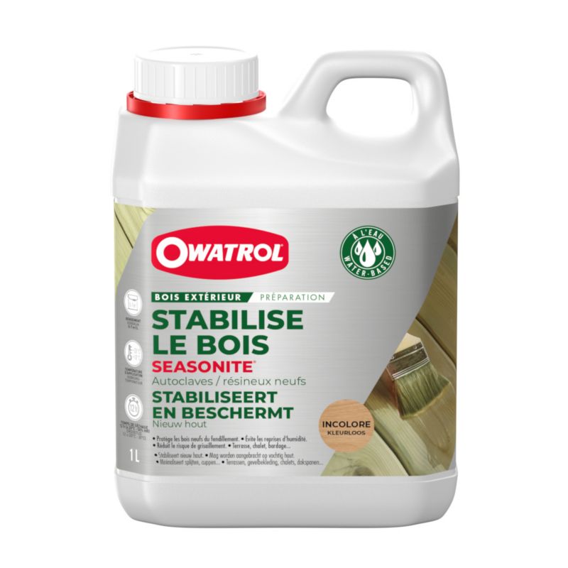 Preparat do ochrony nowego drewna Owatrol SEASONITE w pierwszym roku sezonowania 1L 1 szt.