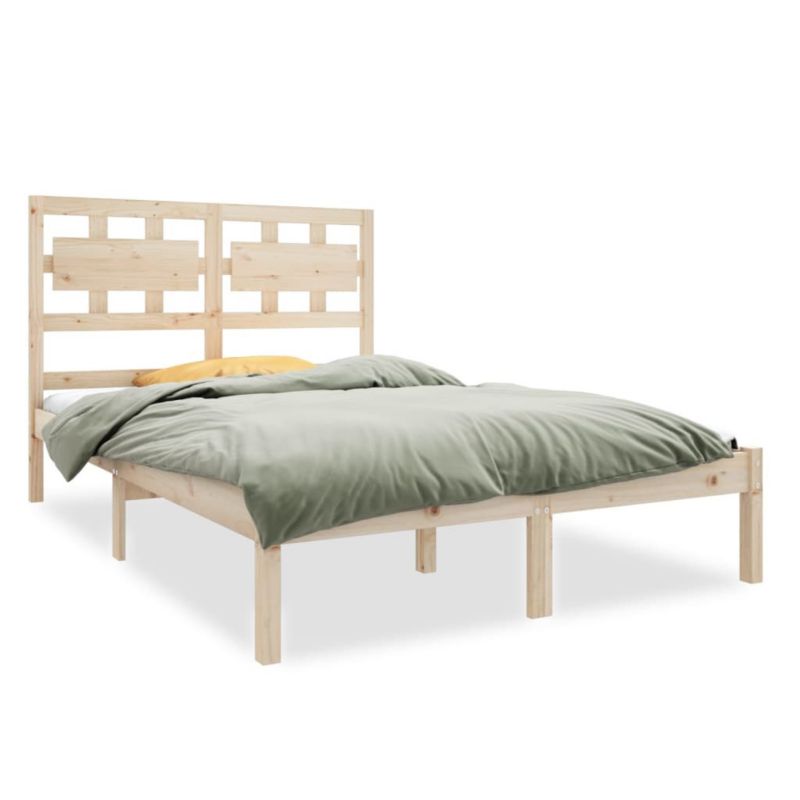 Łóżko drewniane WaszeMeble 120x190 cm brązowe WM-3105635 1 szt.