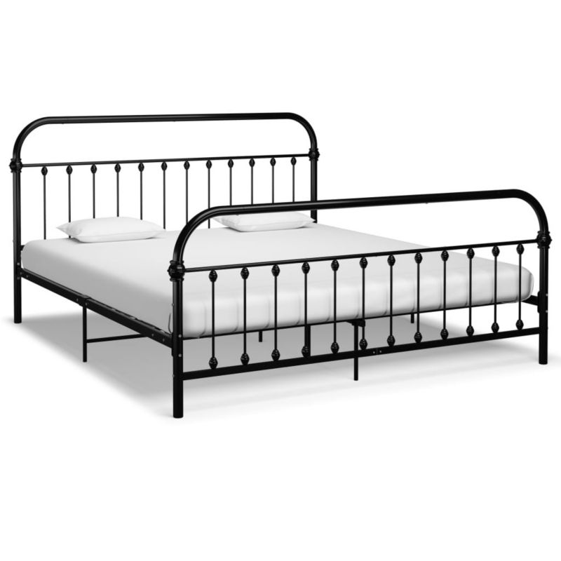 Łóżko metalowe WaszeMeble 180x200 cm czarna WM-284503 1 szt.