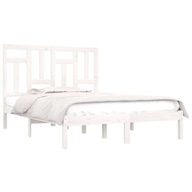 Łóżko drewniane WaszeMeble 140x190 cm biała WM-3104524 1 szt.
