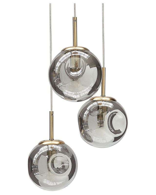 Lampa wisząca Ralfes Szkło Mosiężny 1 szt.