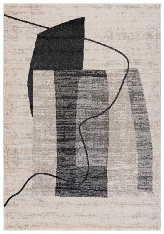 Dywan Wewnętrzny LUCY Mazovia Prostokątny 80 x 150 cm Beżowy Motyw Geometryczny 1 szt.