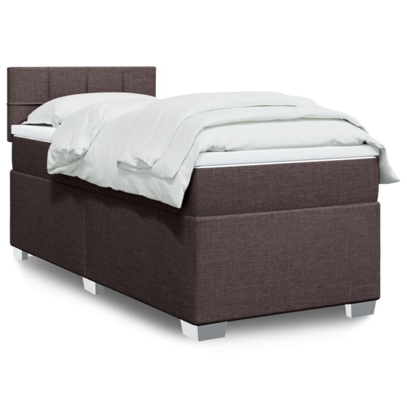 Łóżko kontynentalne WaszeMeble 100x200 cm brązowe WM-3288102 1 szt.