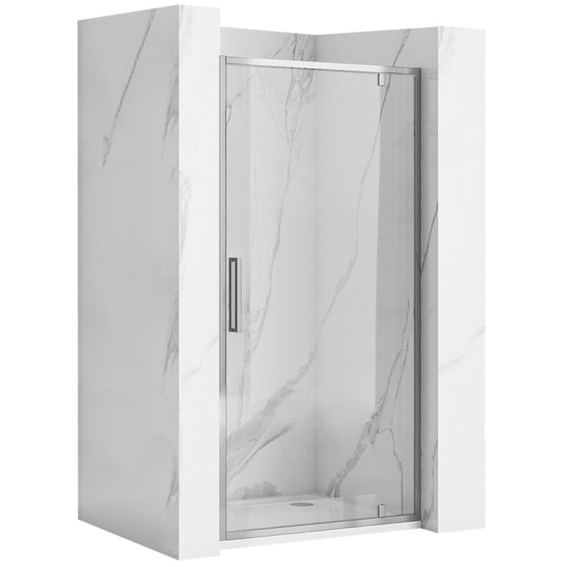 Drzwi Prysznicowe Uchylne Rea Rapid Swing 90 Chrom 2,5X90X195Cm 1 Szt
