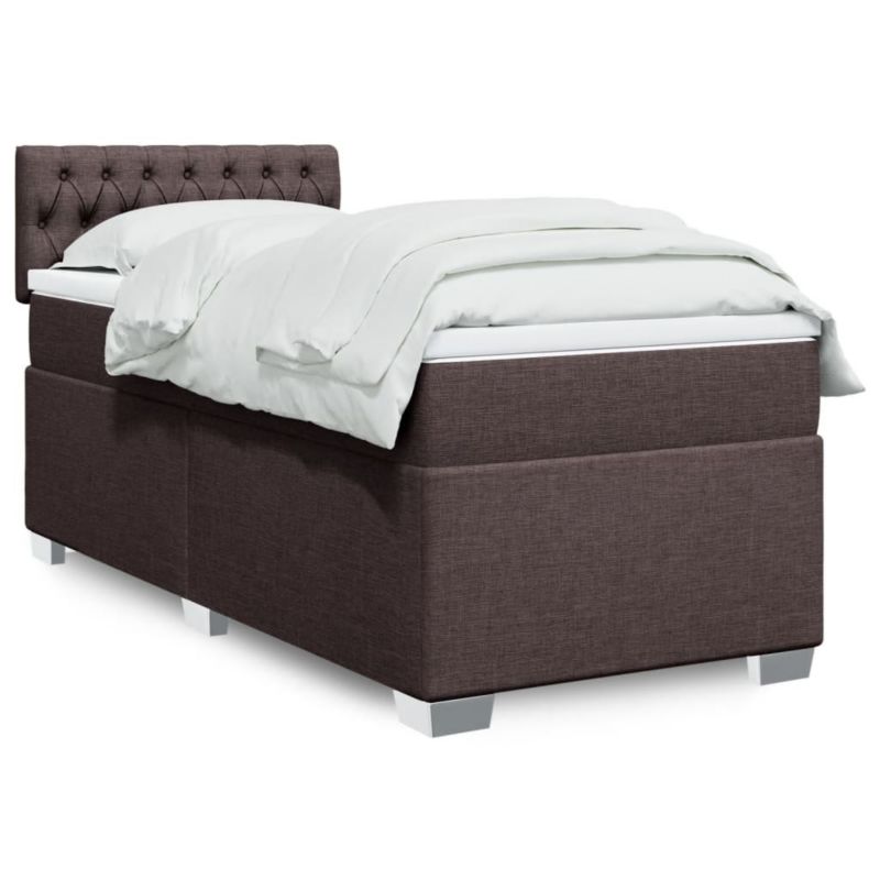 Łóżko kontynentalne WaszeMeble 100x200 cm brązowe WM-3288109 1 szt.