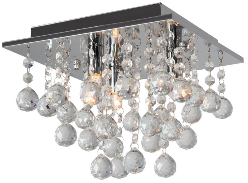 Lampa Sufitowa Toolight App404-C Crystal Szary 1 Szt