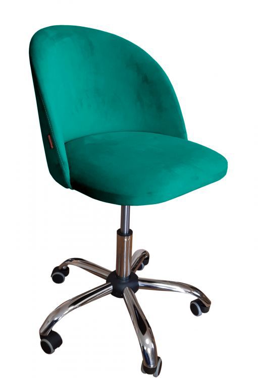 Fotel CLAUDINE VELVET morski ATOS 1 szt.