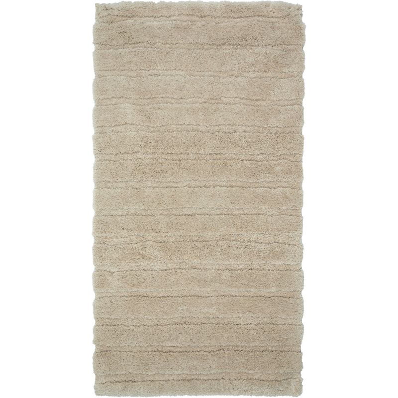 Dywan Shaggy Henry antypoślizgowy do pokoju, przedpokoju, łazienki e-floor 80x150 cm beżowy 1 szt