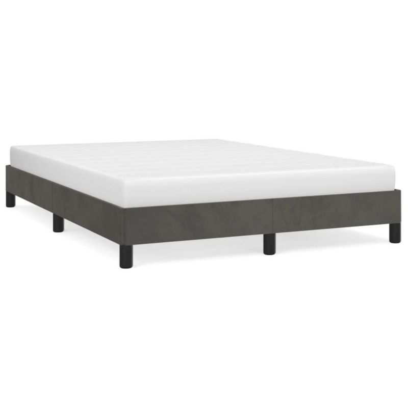 Łóżko tapicerowane WaszeMeble 140x190 cm ciemnoszara WM-346971 1 szt.
