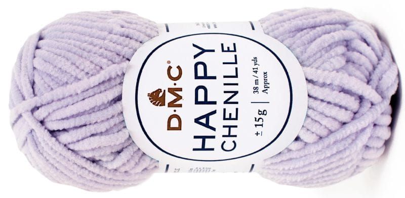 WŁÓCZKA HAPPY CHENILLE DMC kol. 19 delikatny fiolet