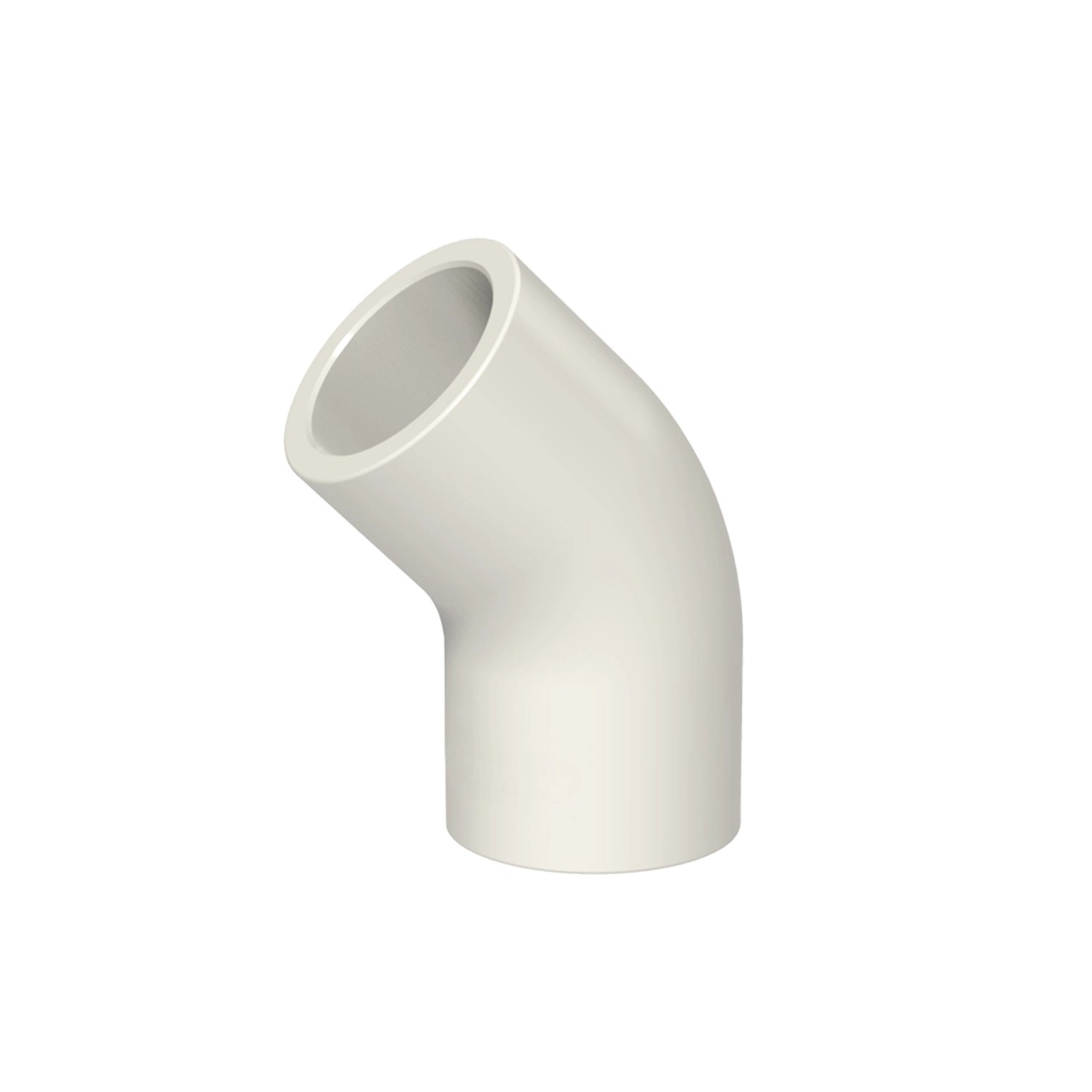 Kolanko PVC 1/2" 45st KWxKW
