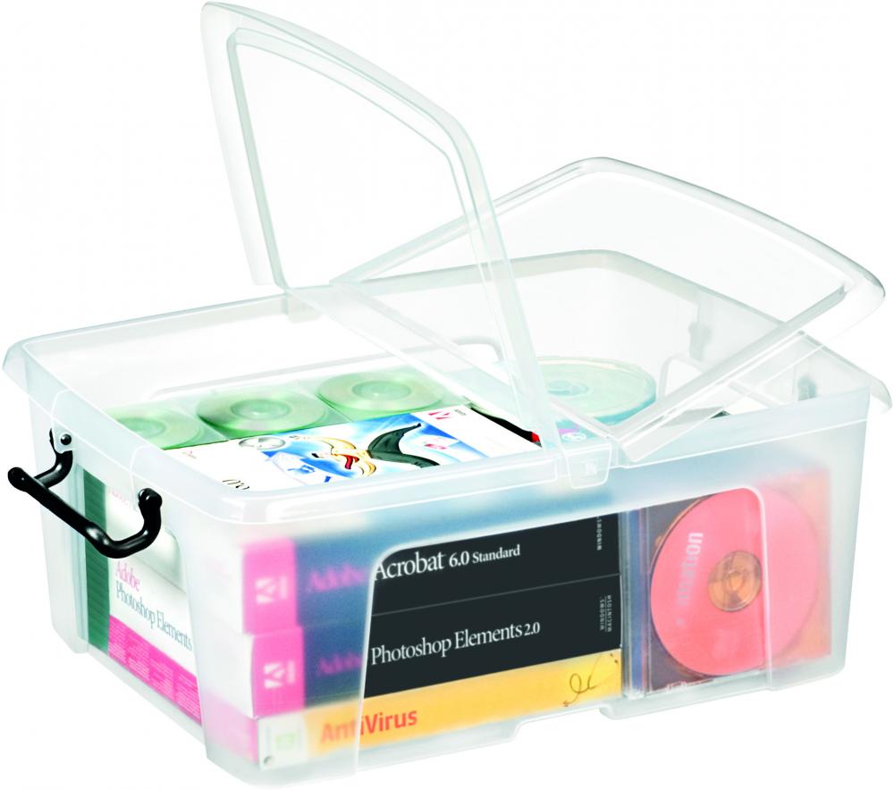 Pojemnik do przechowywania Cep Smartbox, 24l, transparentny
