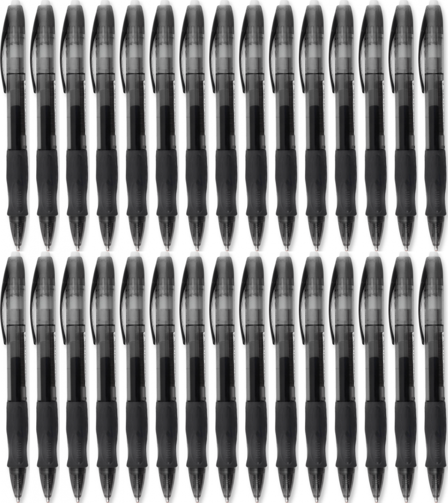 36x Długopis żelowy automatyczny Bic Gel-ocity, 0.7mm, czarny