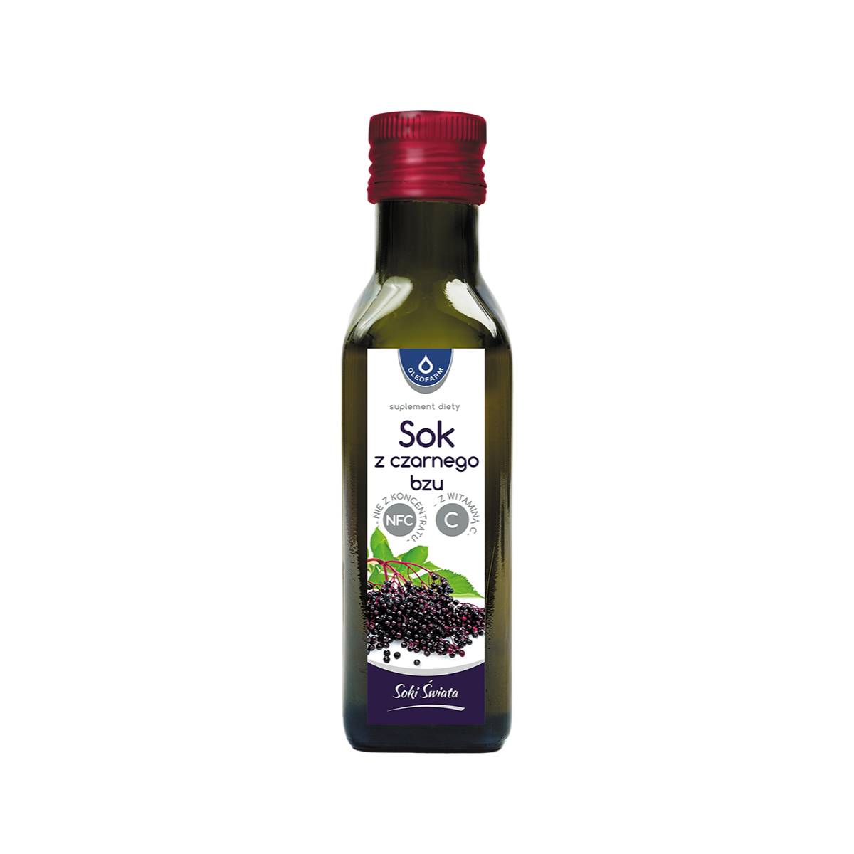 Oleofarm - sok z czarnego bzu z witaminą c, 100 ml