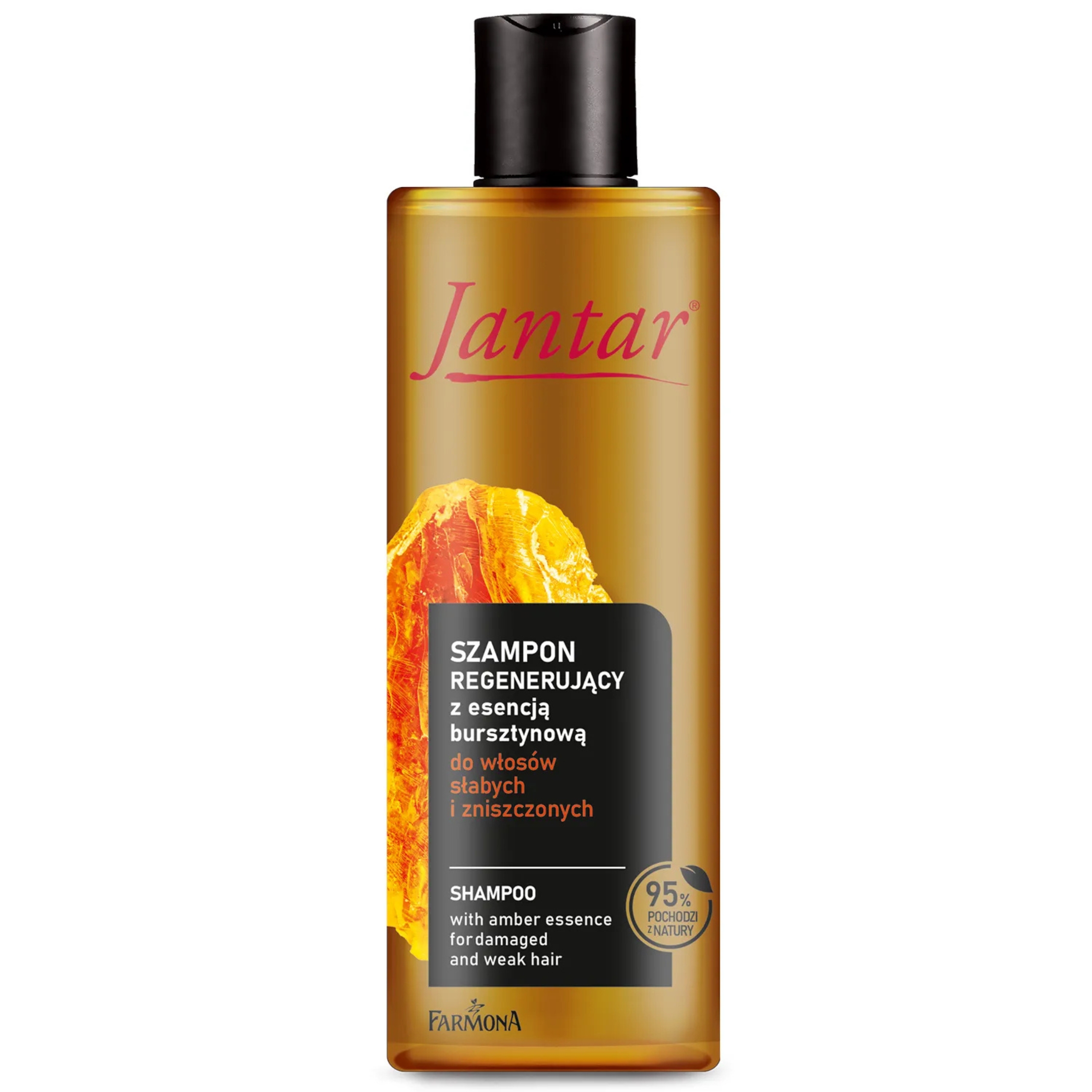 Jantar - szampon regenerujący do włosów słabych i zniszczonych, 300 ml