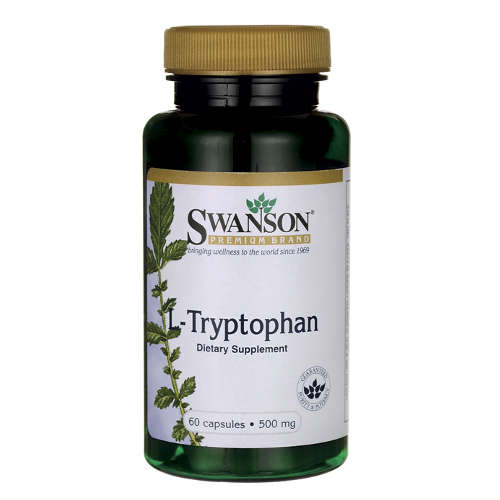 Swanson l-tryptophan - tryptofan, kapsułki 500 mg, 60 sztuk