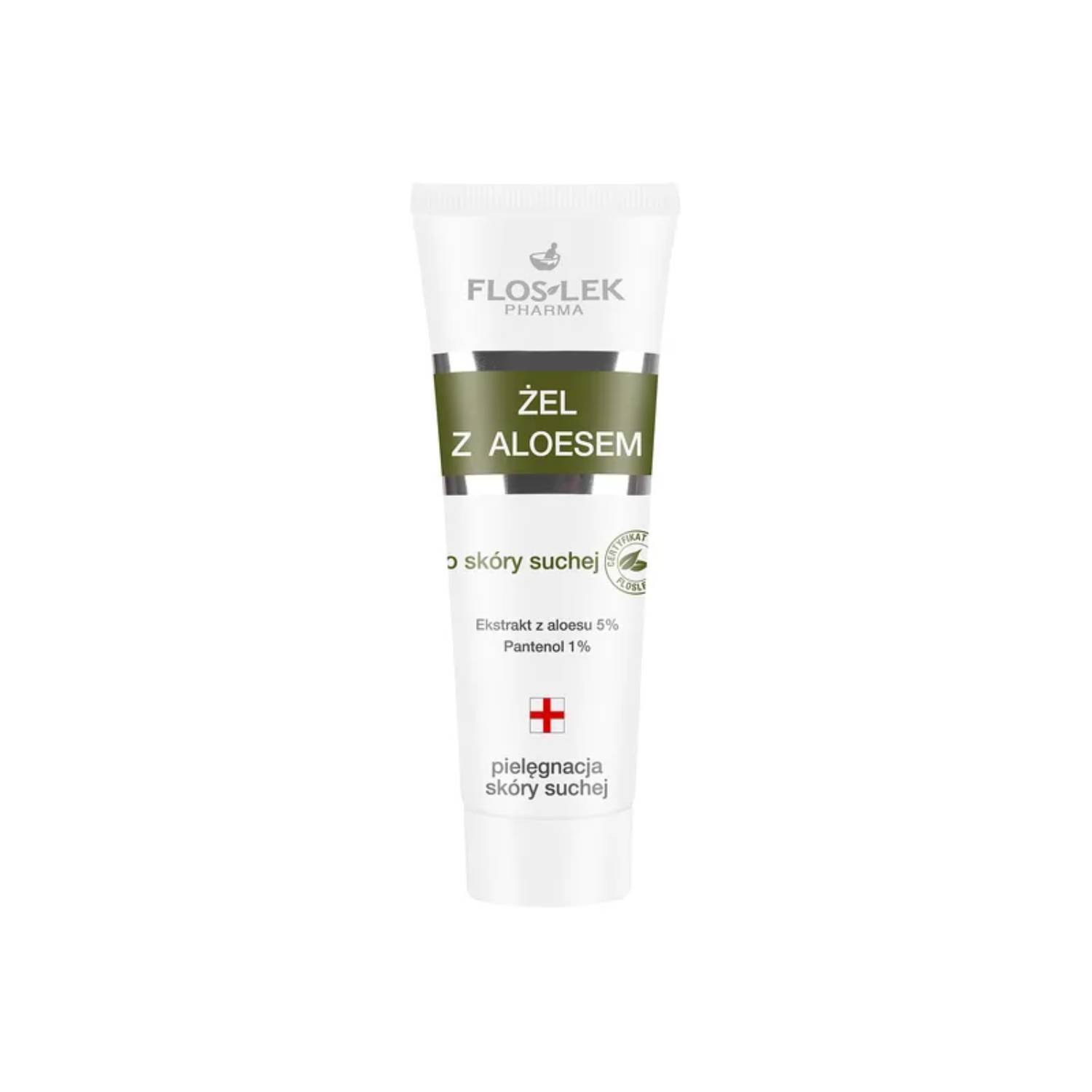 Floslek - żel z aloesem do skóry suchej, 50 ml