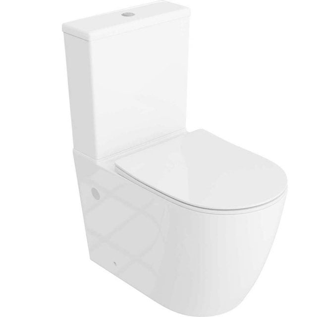 LAVITA Kompakt WC RUNSON 2.0 wirowy z deską duroplastową biały