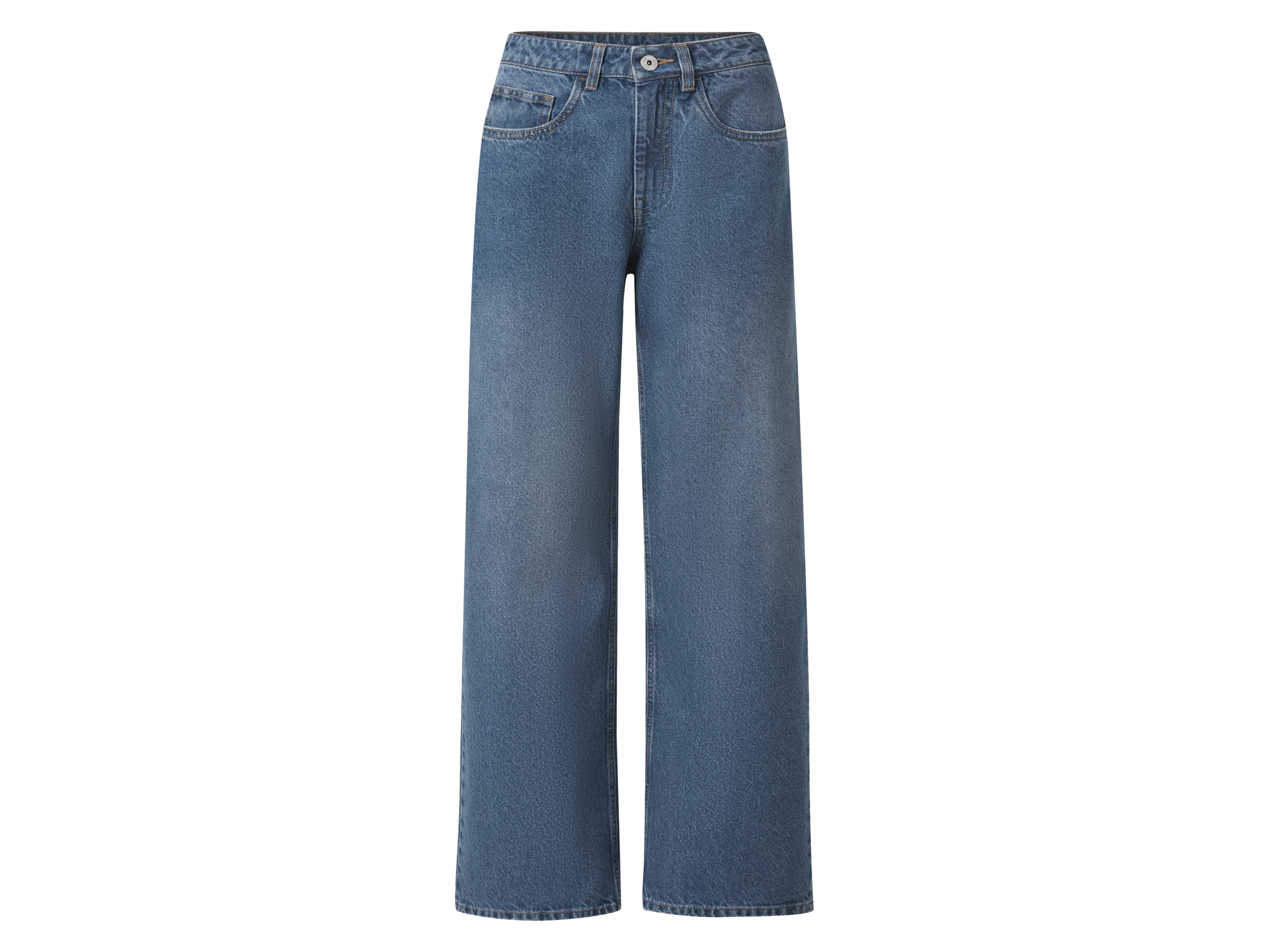 esmara Jeansy damskie wide leg Niebieski, 36