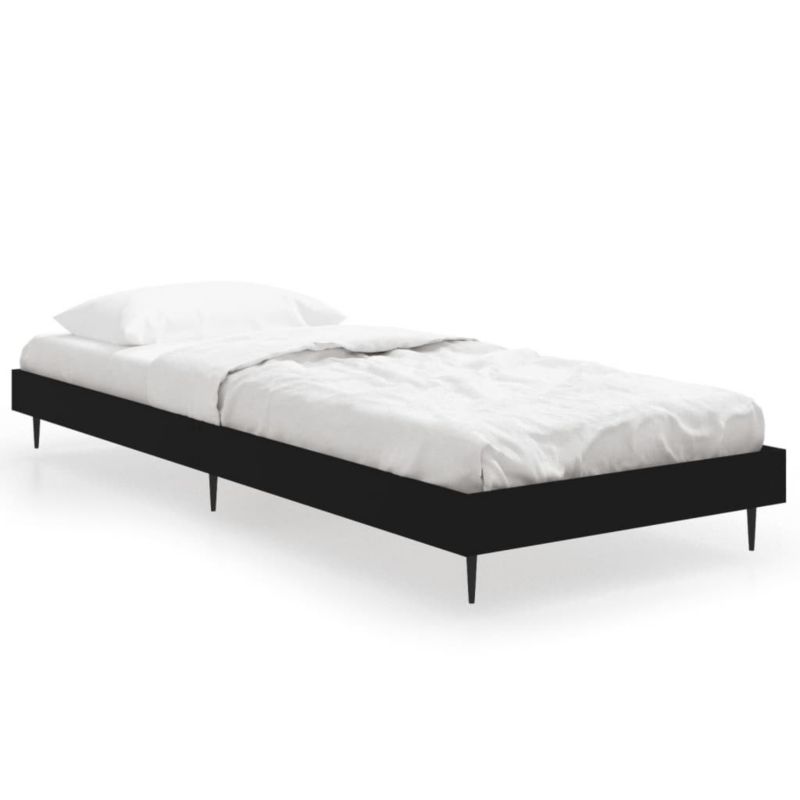 Łóżko drewniane WaszeMeble 75x190 cm czarna WM-832310 1 szt.