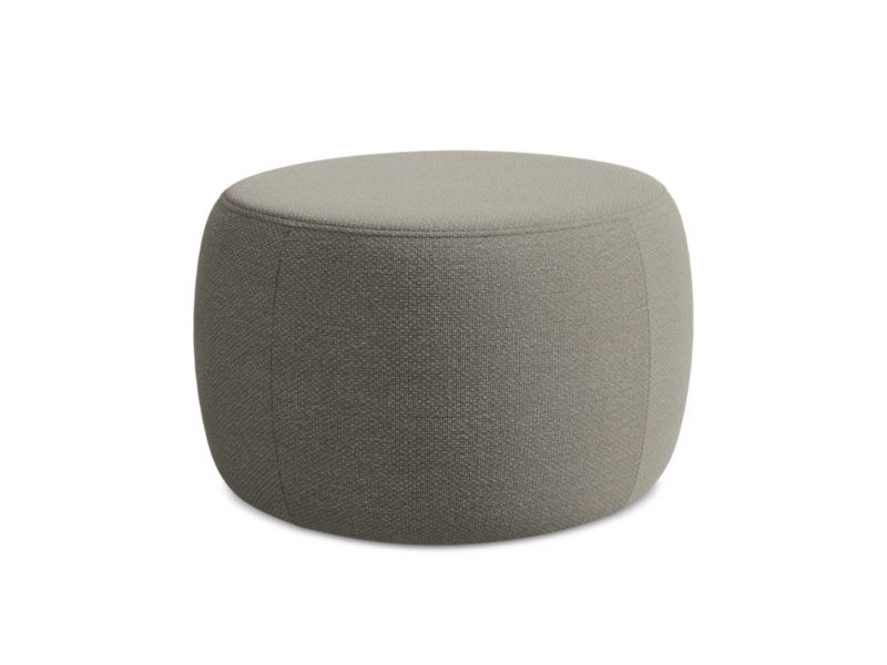 Pufa Makamii Koa z tkaniny bouclé 76x67 cm szary 1 szt.