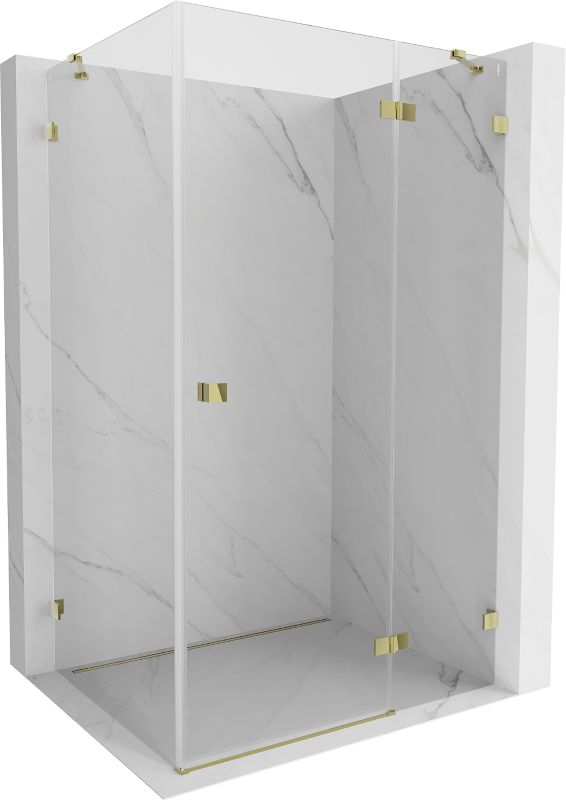 Kabina prysznicowa Mexen Lunar transparent złota 95x90cm 1 szt.