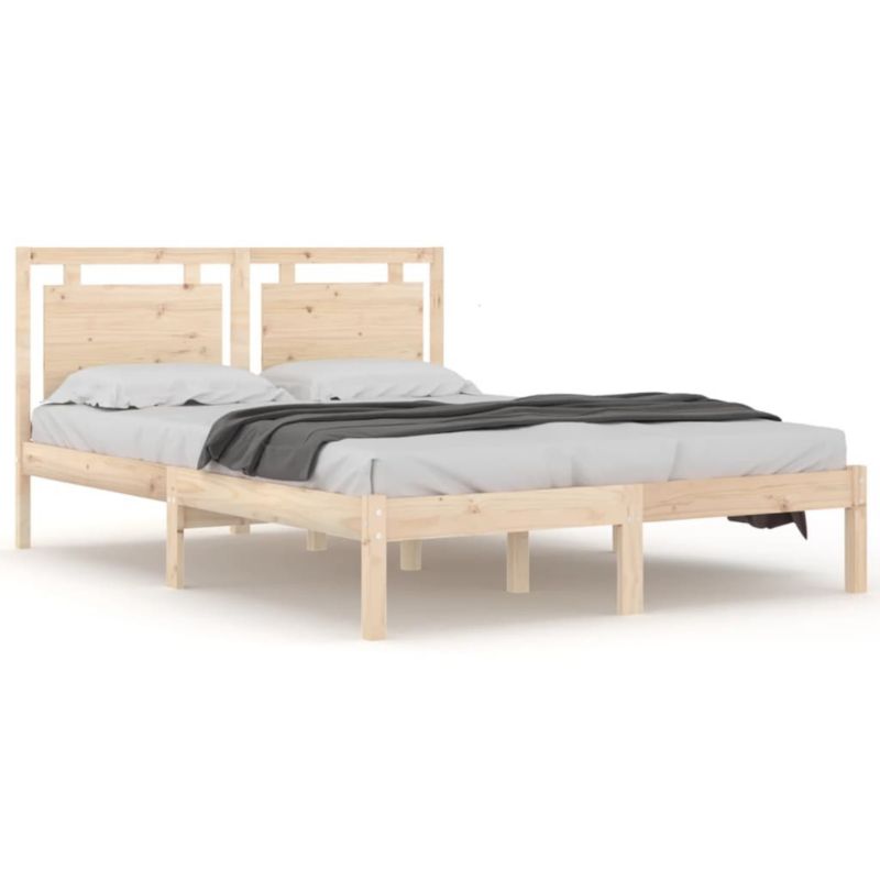 Łóżko drewniane WaszeMeble 120x190 cm brązowe WM-3105505 1 szt.