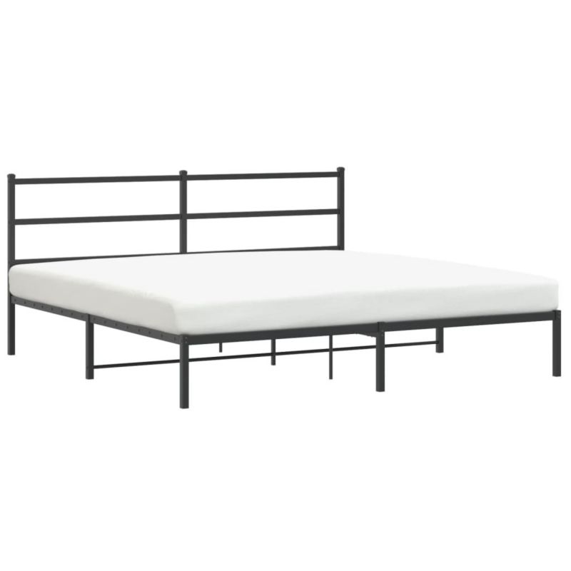 Łóżko metalowe WaszeMeble 183x213 cm czarna WM-355370 1 szt.