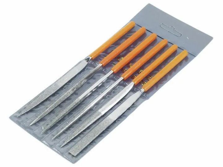 Pilniki igłowe Extol diamentowe 160mm zestaw 6 szt.