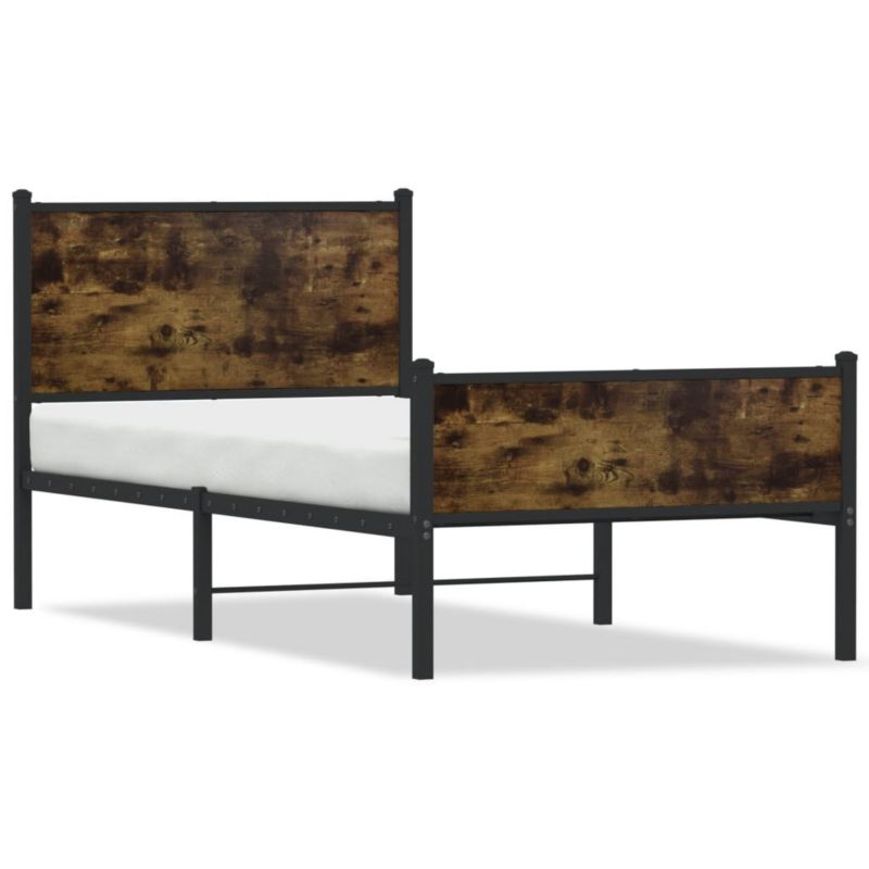 Łóżko metalowe WaszeMeble 80x200 cm dąb WM-4007841 1 szt.