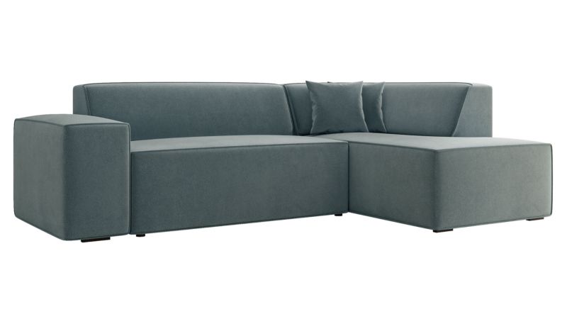 Narożnik MIRJAN 24 Lordin Premium prawy niebieskoszary 1 szt.