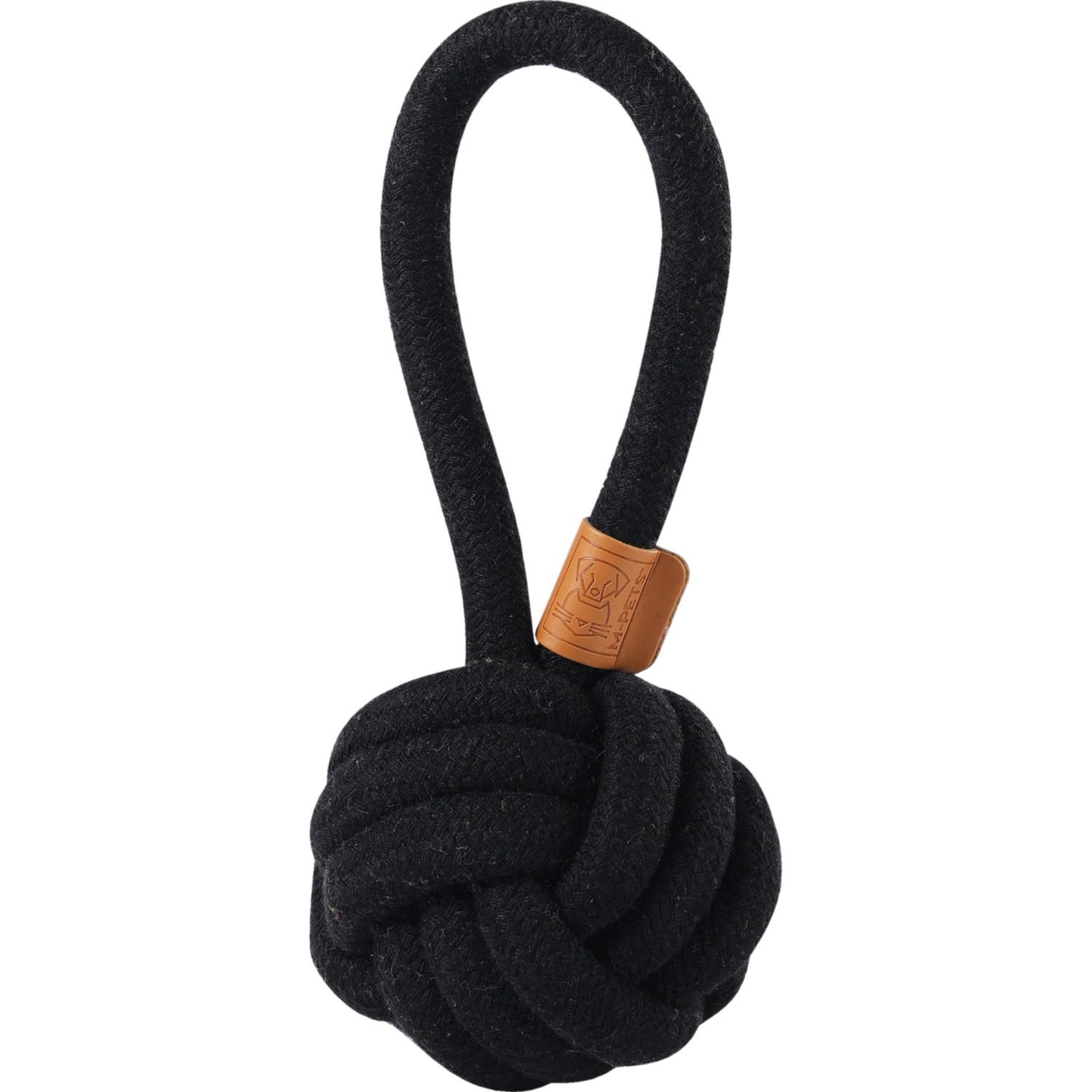 Piłka sznurkowa czarna - śr. 8 cm