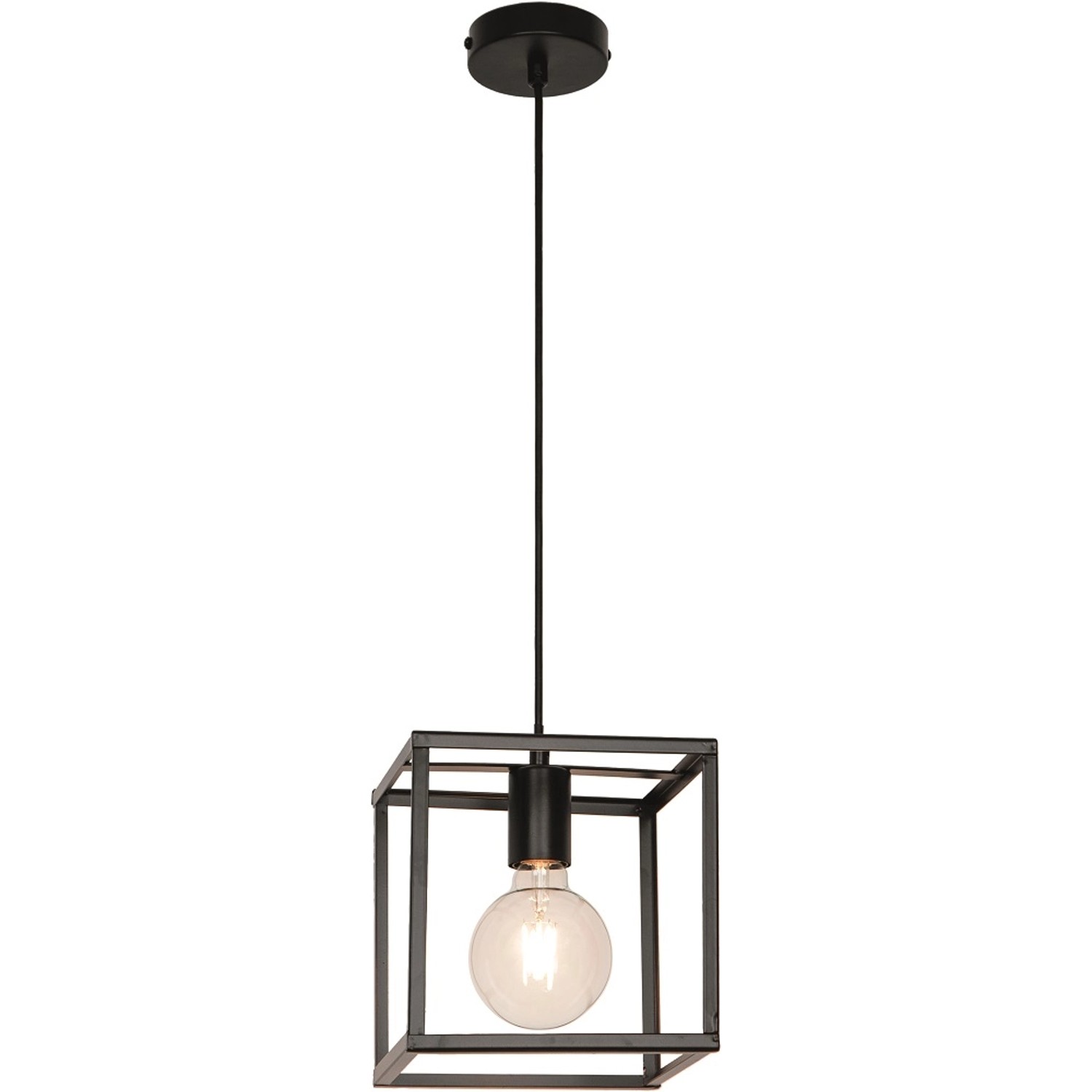 Lampa wisząca CUBIC 1xE27 40W czarna