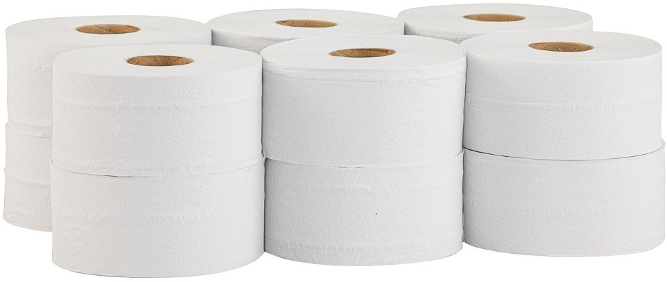 Papier toaletowy Merida Classic PKB204, 1-warstwowy, 180m, 12 rolek, biały
