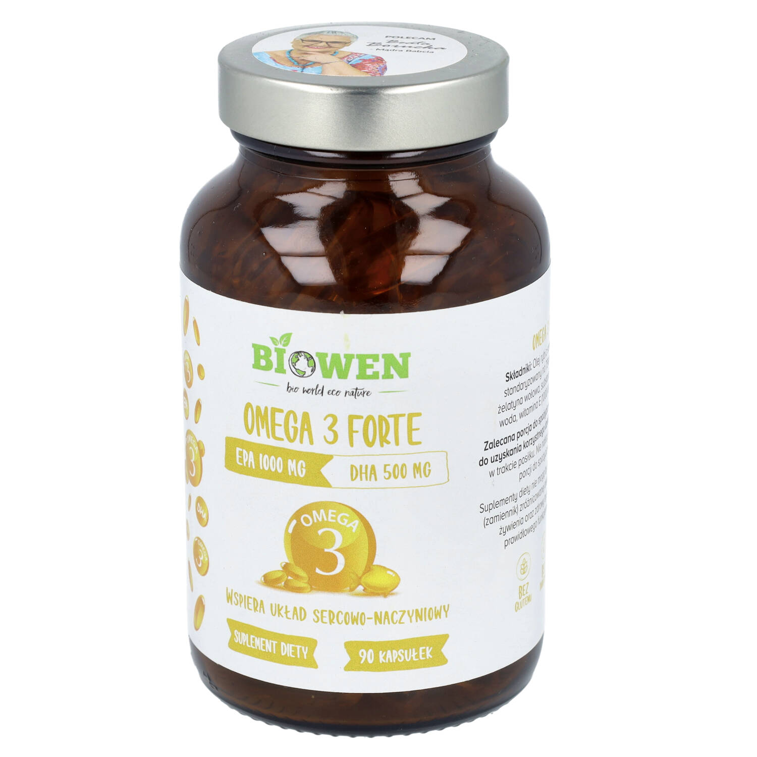 Biowen, omega 3 forte, 90 kapsułek