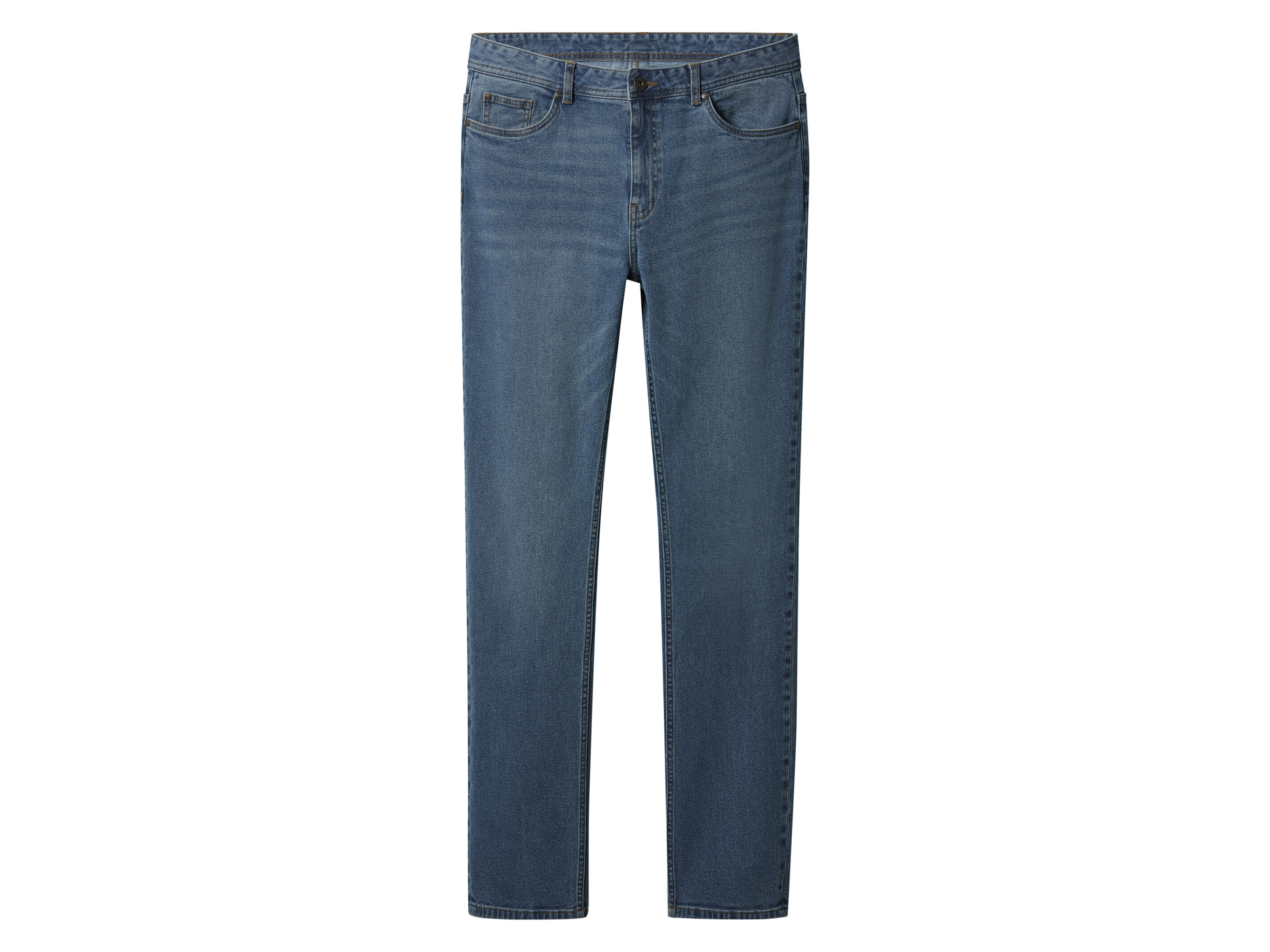 esmara Men Jeansy męskie z bawełną, Slim Fit Niebieski, 46 30/32