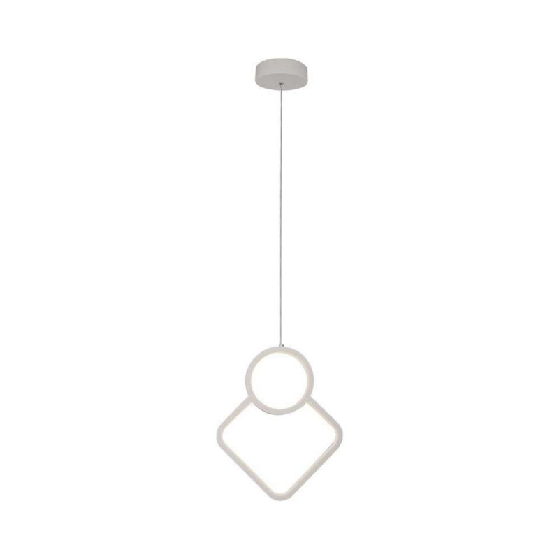 Lampa wisząca V-TAC Vt-7917 biała wym: 196 x 28 x 28 cm wbudowany LED 12W 4000K 1300lm 1 szt.
