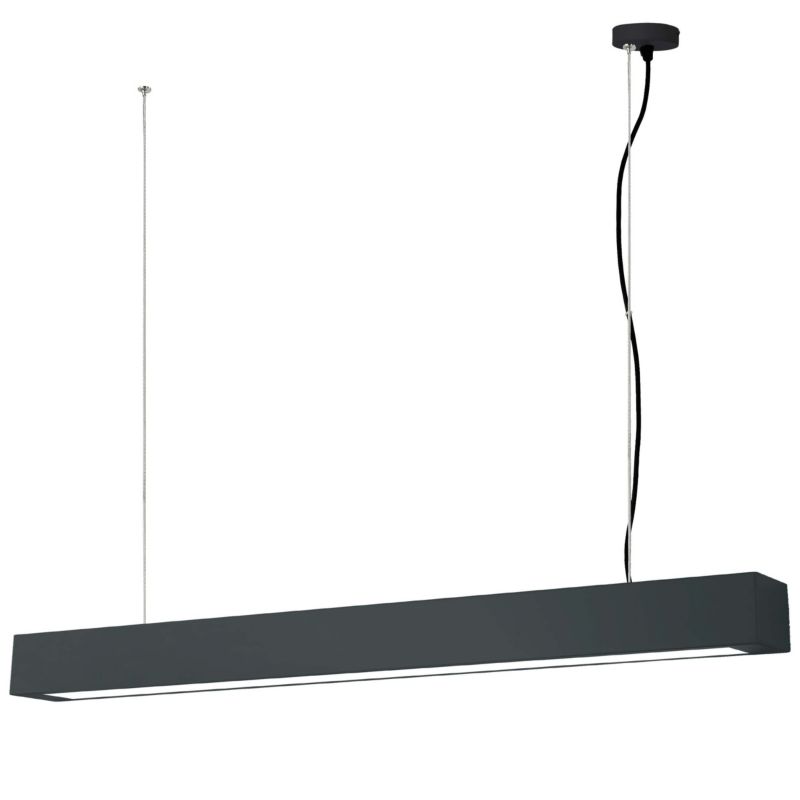 Lampa wisząca Light Prestige Ibros 8719 czarna szerokość 93 cm wbudowany LED 24W 1 szt.