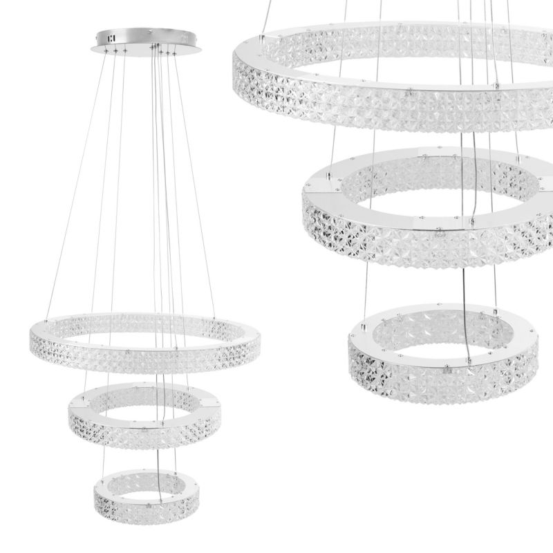Lampa Sufitowa Wisząca Toolight Ms008-Cp Chrom 1 Szt