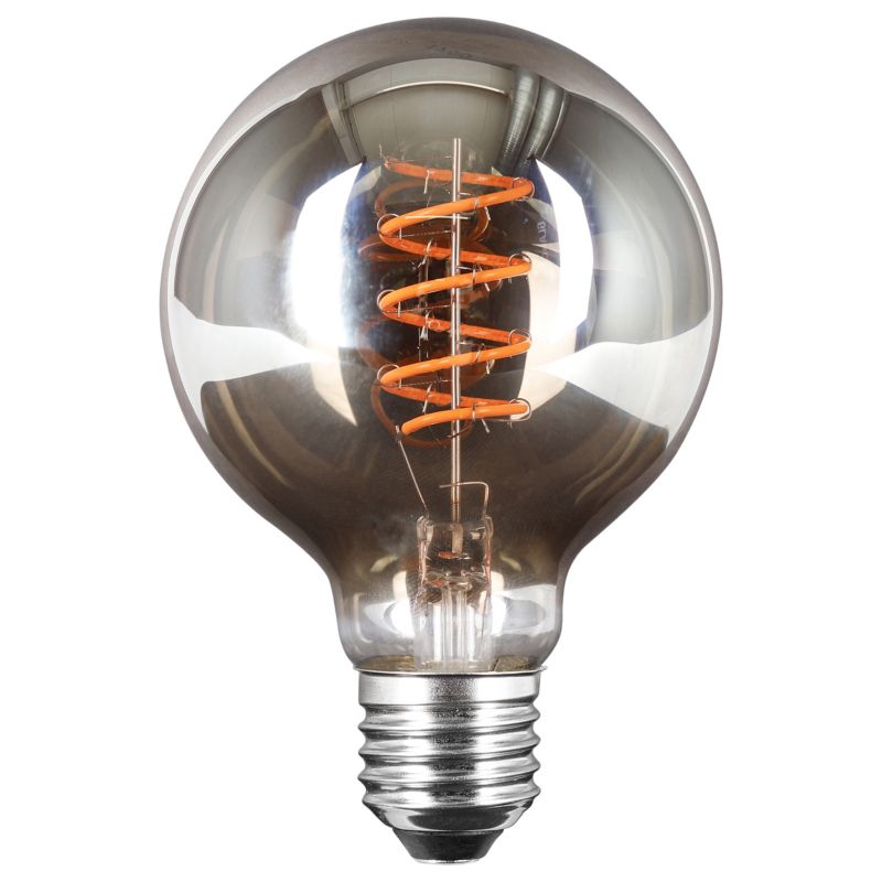 Żarówka LED E27 MasterLED Filament Dimm G80 4W 2200K ciepła biel szkło dymione ściemnialna 1 szt