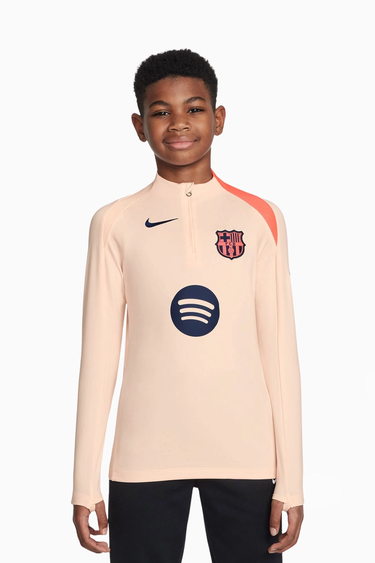 Bluza Nike FC Barcelona 25/26 Strike Junior - Pomarańczowy
