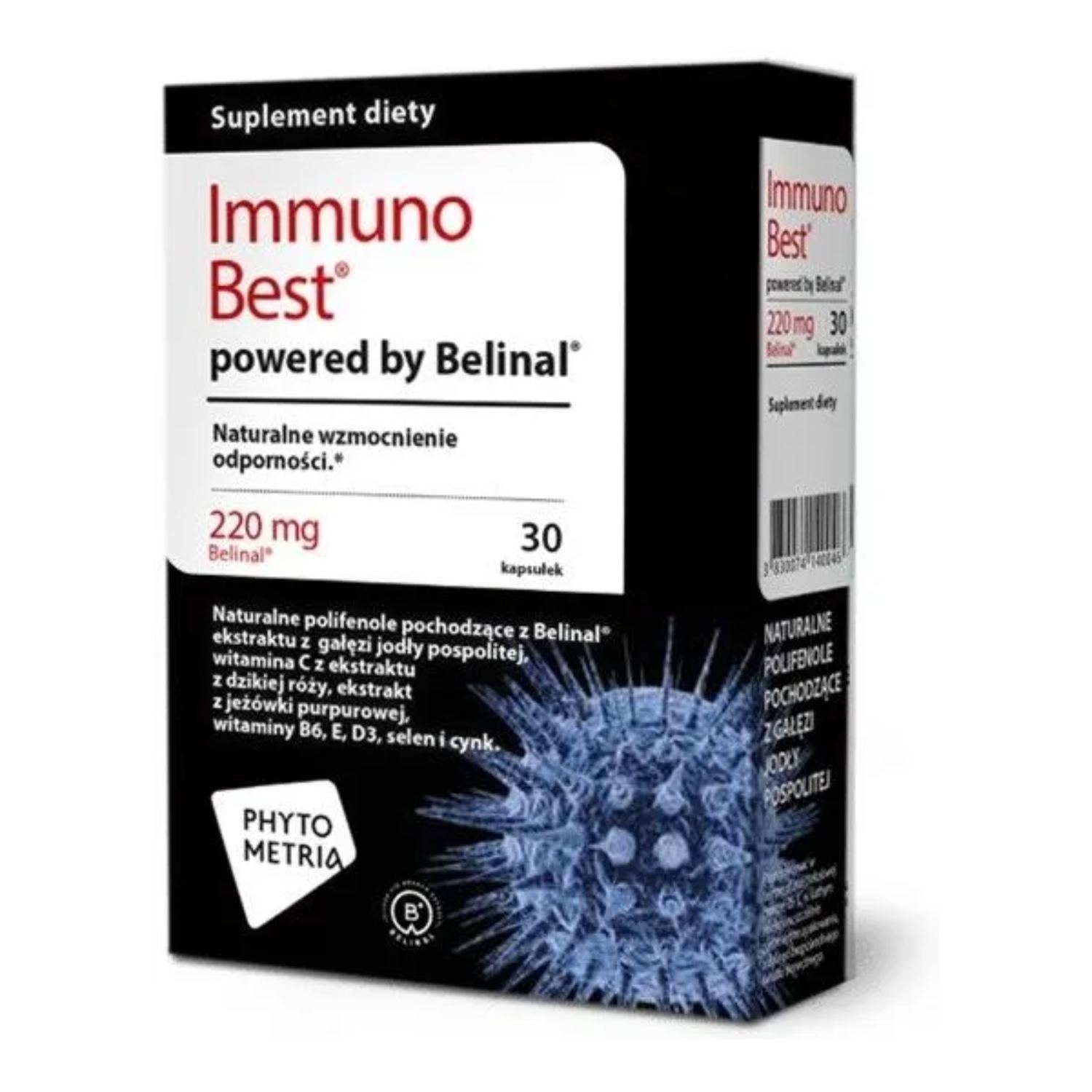 Immuno best powered by belinal, 30 kapsułek