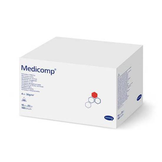 Medicomp - kompresy niejałowe, 10 cm x 20 cm, 100 sztuk