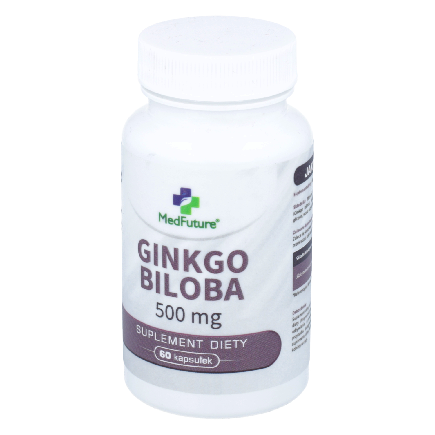 Medfuture ginkgo biloba 500 mg, 60 kapsułek
