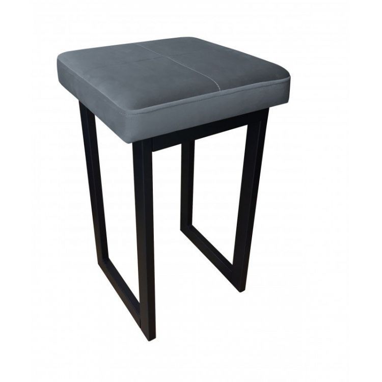Taboret MAESTRO LOW BL VELVET ciemno szary ATOS 1 szt.