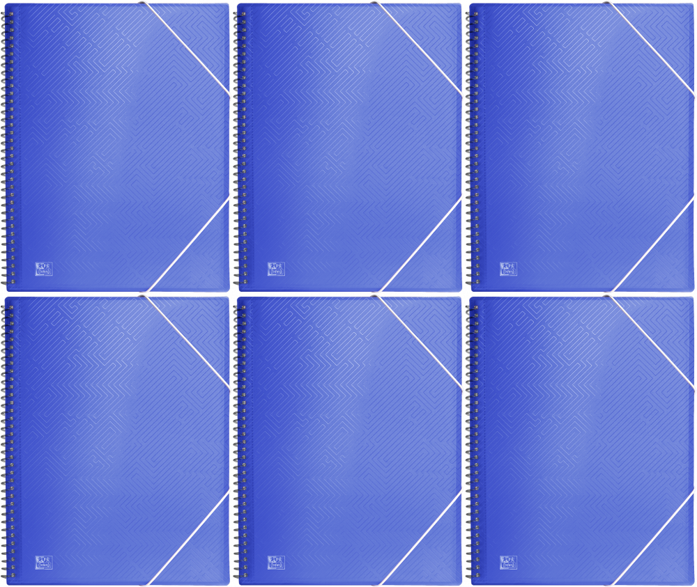 6x Album ofertowy Oxford Urban, A4, na 20 koszulek, mix kolorów